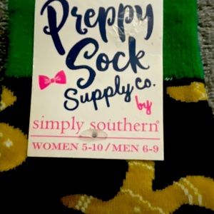 Gingerbread Print Sock